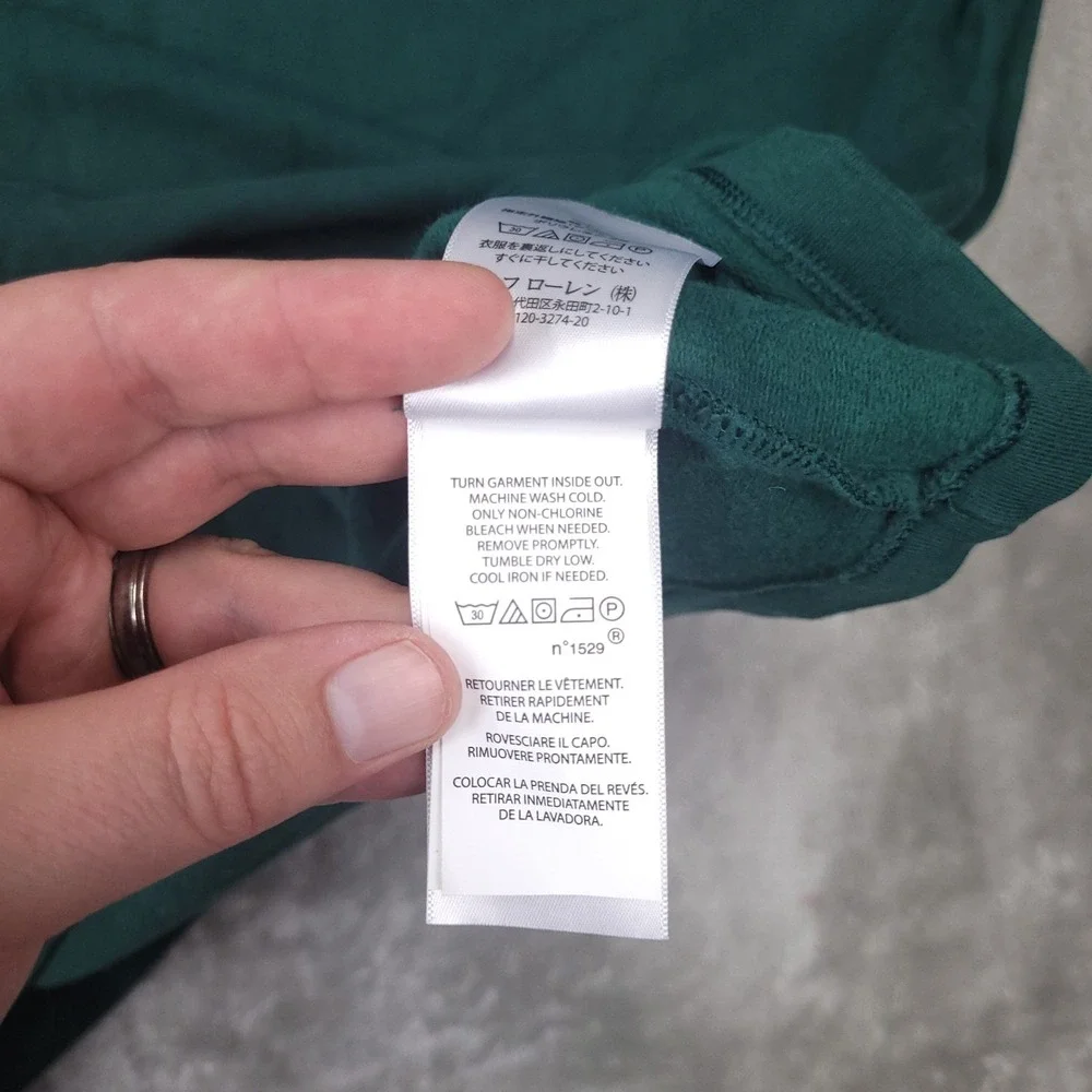 Polo Golf Ralph Lauren‎ Green Brown Trim Quarter Zip Knit Shirt size XXL